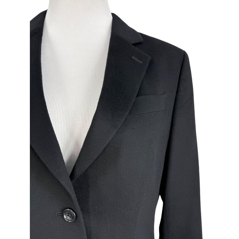Brooks Brothers Loro Piana Black Italian Luxury Cashmere Blazer Jacket Workwear - Picture 5 of 16